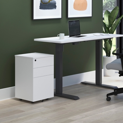 HON BASYX Mobile Filing Cabinet, , rollover