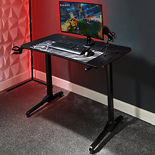 X Rocker Panther Gaming Desk with XL Mousepad, , rollover