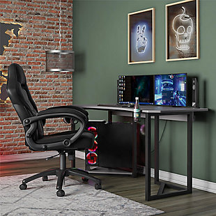NTENSE Quest Gaming Desk with CPU Stand, , rollover
