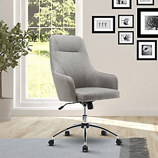 Techni Mobili Comfy Height Adjustable Rolling Office Desk Chair, , rollover