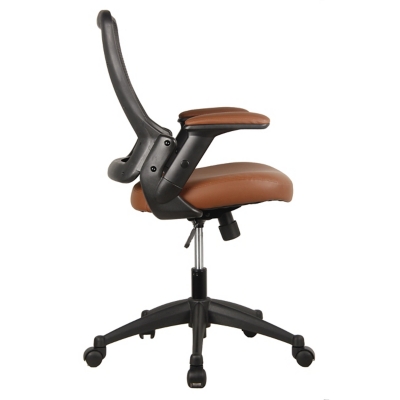 Ashley Office Chair Program 488227777 Home Office Swivel Desk Chair in  Black Faux Leather, Morris Home