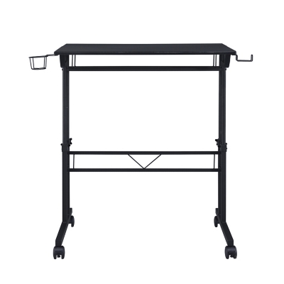 Desk shown from back