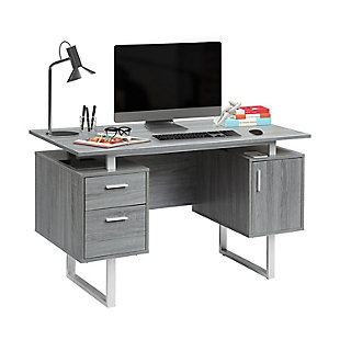 Techni Mobili Modern Office Desk with Storage, , large