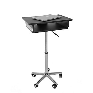 Techni Mobili Folding Table Laptop Cart, , large