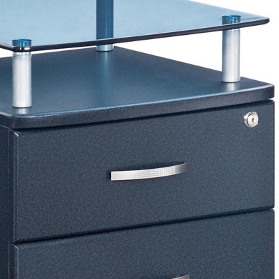 Glass top deals file cabinet