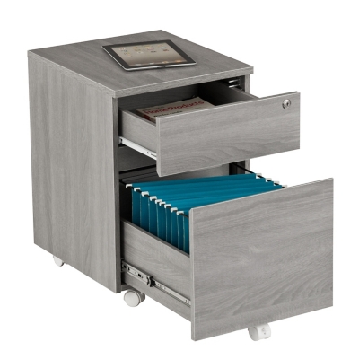 Vertical 2 drawer locking deals file cabinet