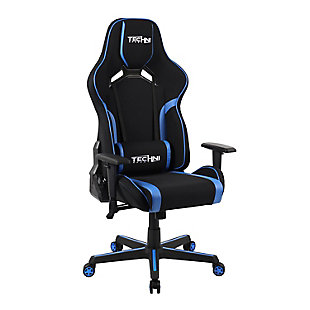 Techni Sport TSF-71 PC Gaming Chair, Blue, large