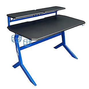 Techni Sport Stryker Gaming Desk, Blue, large