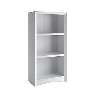 CorLiving Quadra 47" Bookcase, White, large
