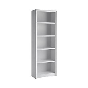 CorLiving Quadra 71" Bookcase, White, large