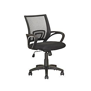 CorLiving Workspace Mesh Back Office Chair, Black, large