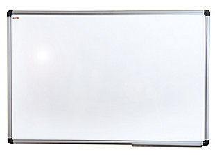 Viztex® Lacquered Steel Magnetic Dry Erase Board with an Aluminium Frame - 36" x 48", , large