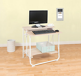 Calico Designs Stow Away Folding Desk with Shelves, , rollover