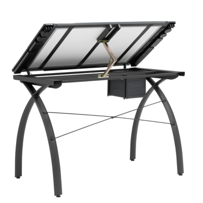 Best Buy: Studio Designs Futura Light Table for Artists and Drawing Black /  Clear Glass 10062