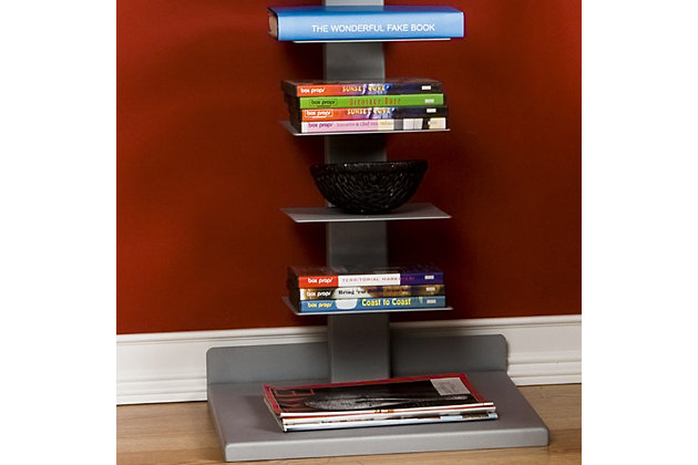 Southern Enterprises Metal Spine-Style Book Tower