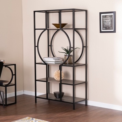 Southern Enterprises Upton 5-Tier Bookcase, , rollover