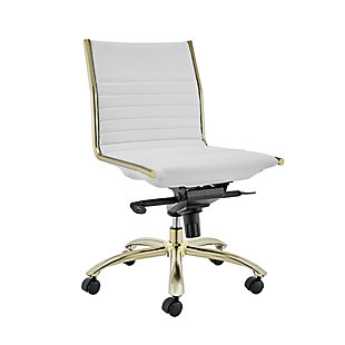 Euro Style Dirk Armless Low Back Office Chair, , rollover