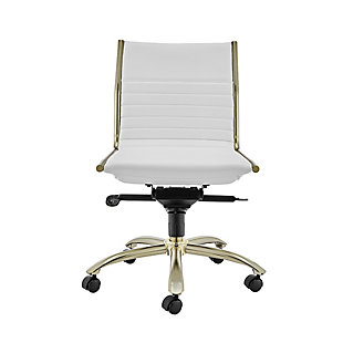 Euro Style Dirk Armless Low Back Office Chair, , large
