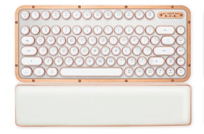 Azio Retro Classic Compact Keyboard, Posh, large