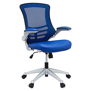 Modway Attainment Office Chair, Blue, large