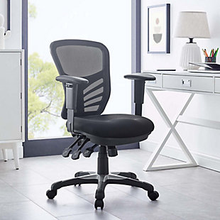 Modway Articulate Mesh Office Chair, Black, rollover