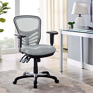 Modway Articulate Mesh Office Chair, Gray, rollover