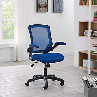 Modway Veer Mesh Office Chair, Blue, rollover