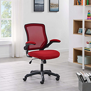 Modway Veer Mesh Office Chair, Red, rollover