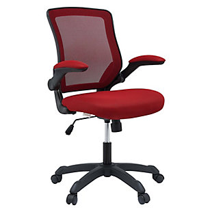 Modway Veer Mesh Office Chair, Red, large
