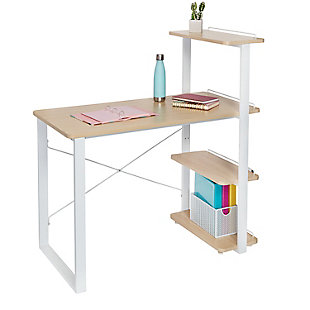 Honey-Can-Do Home Office Computer Desk with 3 Shelves, , rollover