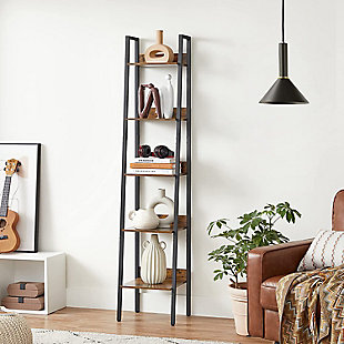 VASAGLE ladder shelf with 5 shelves, , rollover