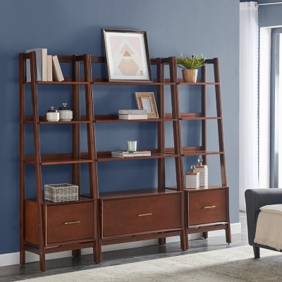 Landon 3Pc Etagere Set, Mahogany, rollover