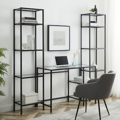 Aimee Desk and Etagere Set, Oil Rubbed Bronze, rollover