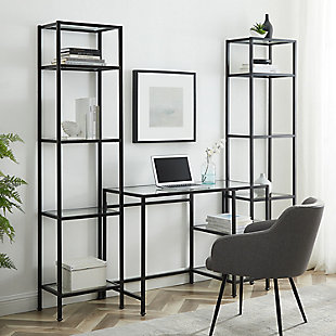 Aimee Desk and Etagere Set, Oil Rubbed Bronze, rollover