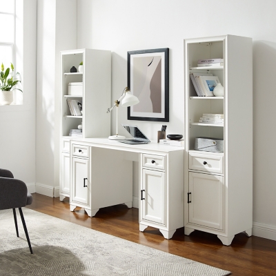 Tara 3Pc Desk and Bookcase Set, , rollover