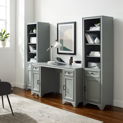 Tara 3Pc Desk and Bookcase Set, , rollover