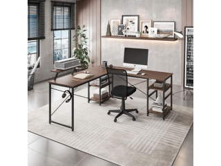 Baraga l deals shaped desk