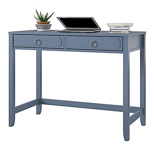 Novogratz Her Majesty 40" Desk, Blue, large
