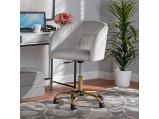 Baxton Studio Ravenna Swivel Office Chair