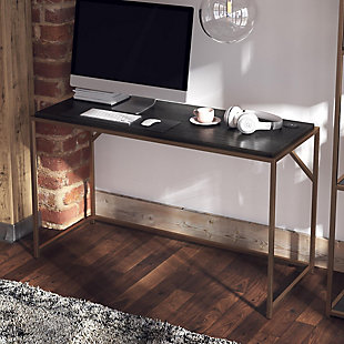 Ameriwood Home Machias Writing Desk, Espresso, rollover