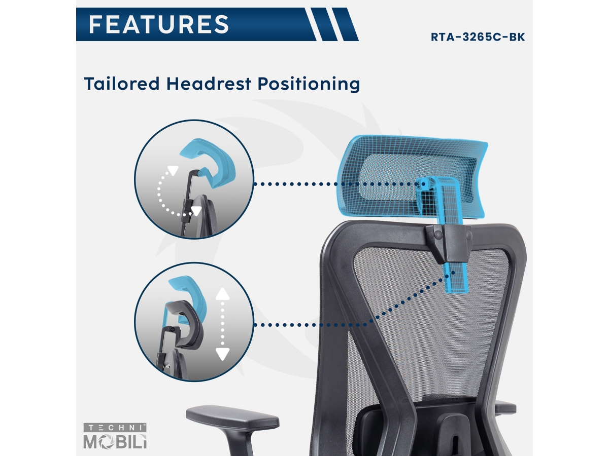 Techni Mobili Ergonomic Home Office Desk Chair Ashley