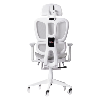 Rear/side view of Techni Sport chair with back mesh and legs