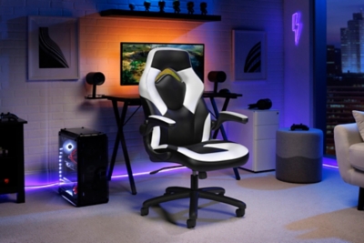 RESPAWN 3085 Ergonomic Gaming Chair, White, rollover