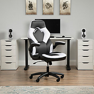 Respawn 3085 High Back Gaming Chair, White, rollover