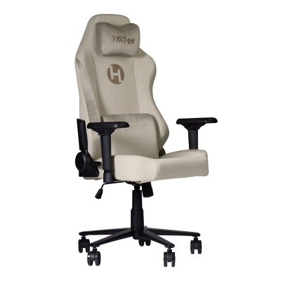 Techni Sport Gaming Chair, Beige, large