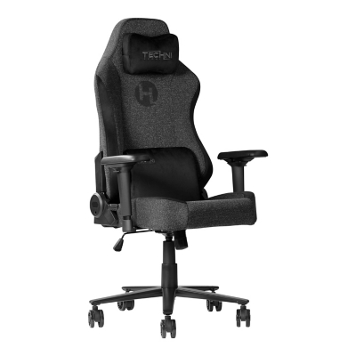 Techni Sport Gaming Chair, Black, large