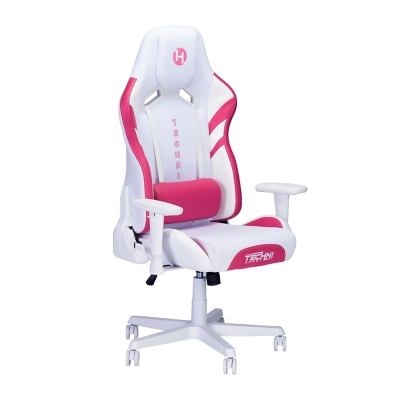 Techni Sport Echo Gaming Chair, White, large