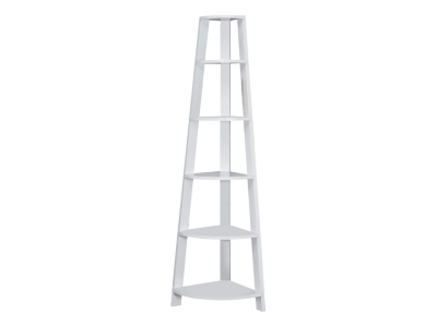 Monarch Specialties Rhea Bookcase, White, large