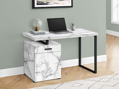 Monarch Specialties Jaxon Computer Desk, White