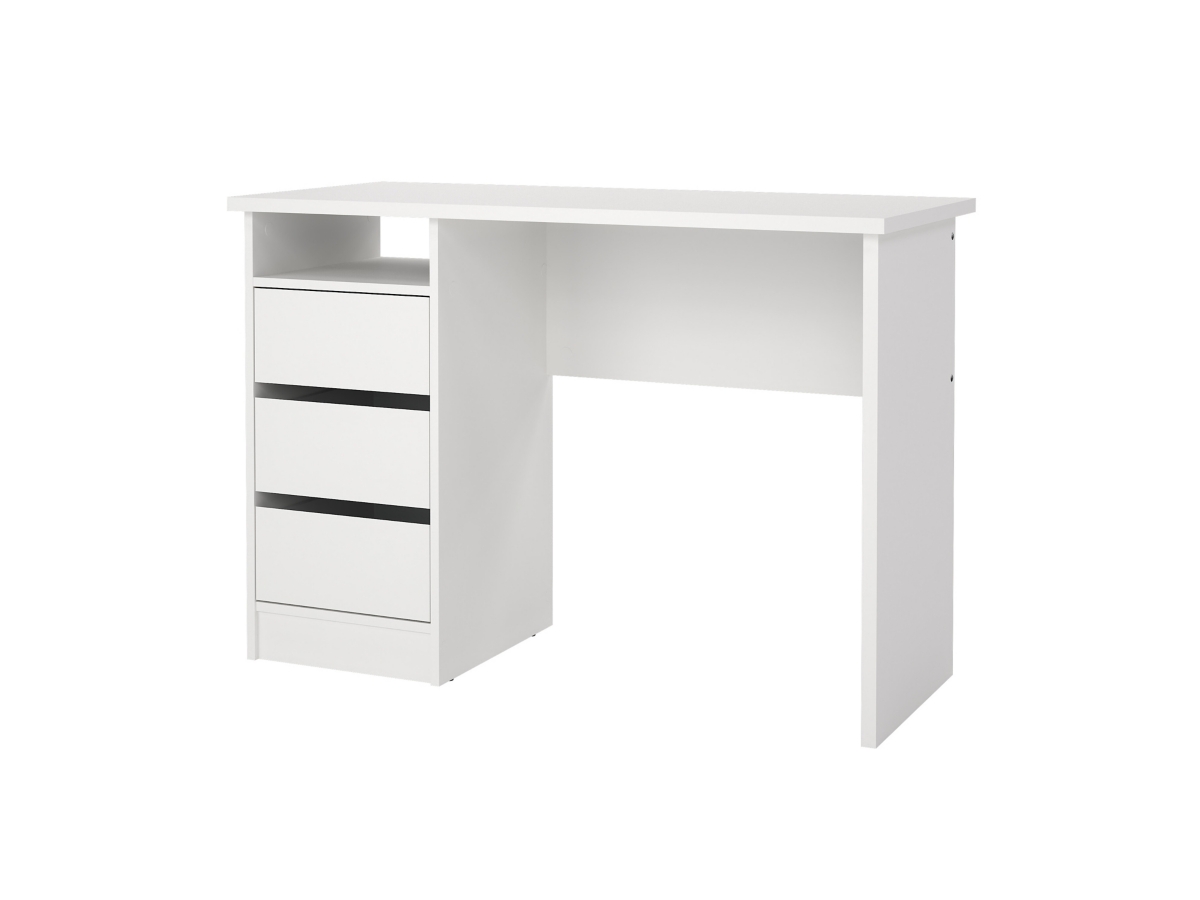 Wes Writing Desk with 3 Storage Drawers